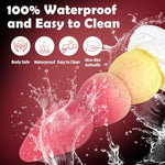 Cute Strawberry Dildo, 8Inch Silicone Knot Dildo With Strong Suction Cup For Hands-Free For G-Spot Stimulation, Anal Dildo With 3 Knots Sex Toys For Women Men Couples