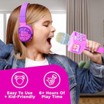 , Kidz Bop Karaoke Microphone | The Hit Music Brand For Kids | Toy For Girls & Boys Ages 2, 3, 4, 5, 6, 7, 8+ Years Old | Gift & Birthday Present