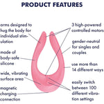 Endless Joy Vibrator Sex Toy | Adult Toys For Women | Multi Vibrator With 14+ Applications | Vibrating Sexual Pleasure Device | Stimulation Vibrators | Woman Sextoy (Pink)