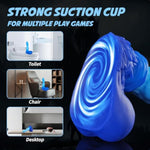 3.5" Diameter Graemen Sex Toys Realistic Dildo For Adults, Blowjob Silicone Thick Monster Dildos With Strong Suction Cup, G Spot Clitoral Vagina Anal Toy For Women Men Couples