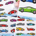 500 Pcs Kids Vehicle Stickers for Party Favors and Educational Toy Art Craft Activities