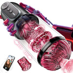 Male Masturbator Adult Sex Toys - App Penis Pump Enlargers, Upgraded Cvt Automatic Sex Machines For Men With Thrusting Roating Sucking Licking & Power Display & Fleshy Pocket Pussies Stroker