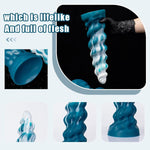 Big Thrusting Dildo - Huge Suction Cup Dildo For Anal Play, Realistic Silicone Dildo For Men And Women, Adult Sex Toys For Extra Stimulation And Pleasure (D216-Xl)