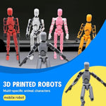 T13 3D Action Figure,Assembly Completed Dummy Nova Titan Lucky 13 Action Figure 3D Printed Multi-Jointed Movable Toy Grey