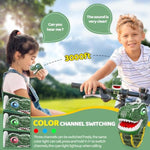 Dinosaur Walkie Talkies For Kids 2 Pack Camping Gear T-Rex Outdoor Toys For Boys Age 3-12 Year Old 3 Channel Long Range Birthday Gifts Easter Christmas Stocking Stuffers