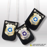Gold And Silver Badge Set For Police Pretend Halloween Dress Up Games, Cop Play Costume Accessories, Party Favors, Christmas Stuffers For Boys Men Women
