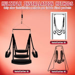 Bdsm Sex Swing, Sex Swings Bondage Kit With Soft Seat Thick Cushion Adjustable Sex Straps, Sex Furniture For Bedroom Sex Sling Bondage Restraints For Couples Sex Toys