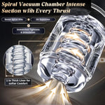 Male Masturbator Sex Toys For Men - Pocket Pussy Squeezable Male Stroker Mens Sex Toy With Spiral Texture, Open Ended Penis Sleeve For Blowjob, Men Masterbater Realistic Anal Sex Toys For Couples