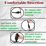 Inflatable Anal/Butt Plug Prostate Massager With Rolling Steel Ball Inside Lgbt Anus Vagina Sex Toy For Erotic Games (Bowling Style)