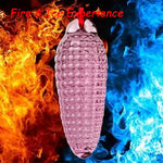 Glass Butt Plug,Crystal Anal Plug,Corn Butt Trainer with Safe Rope,Adult Sex Toys,Portable Bum Bomb Plug,Anal Masturbation Prostate Massager for Lesbian Gay and Couples