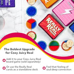 Game Really Real Edition - 54 Deeper Conversation Cards For Adult Friends & Couples, Dare To Ask Questions Tell Tales & Go Deep, Get The Card Deck For Dating, Games Night & Couple Date