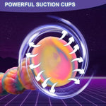 Super Long Monster Knot Dildo - 17.7" Huge Anal Plug, Soft Liquid Silicone Prostate & G-Spot Massager With Strong Suction Cup, Fantasy Dildo For Men And Women, Adult Sex Toys For Anal Training