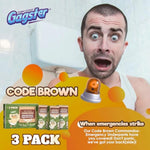 Emergency Underpants In A Can - 3 Pairs Instant Disposable Travel Funny Underwear In Compact Container, White Elephant Adult Joke Gift, Secret Santa, Birthday Gifts For Men