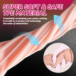 Male Masturbator Cup, Quiet Adult Sex Toys For Men Realistic Pocket Pussy Vagina Textured With 7.5In Depth Lifelike Soft And Manual Sex Machine