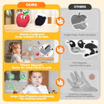 Fridge Magnets For Toddlers – 26 Cute Objects & Uppercase Letters, Large Refrigerator Abc Alphabet Magnets Set For Kids, Preschool Learning Spelling Alphabet Gift Toy For Ages 2+