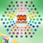 100 Colors Air Dry Clay Kit for Kids, Non-Sticky and Super Stretchy