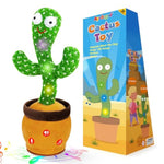 Baby Toys Dancing Talking Cactus, Volume Adjustable Mimicking Recording Cactus Toy Repeats What You Say, Toddler Toys Singing Cactus With 120 Songs, Tummy Time Toys For Kids Boys Girls