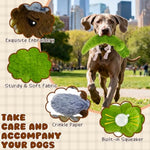 Interactive Dog Toys,No Stuffing Squeak Dog Toy For Large Dogs.Plush Dog Toy For Puppy, Small, Medium, Large Dog,Not For Aggressive Chewers(Rope Crocodile&Honey Badger)