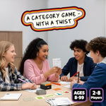 Board & Card Game - First To 5, Category Game With A Twist, Quick Thinking, Perfect For Parties, Christmas, Family Game Nights, Gifts For Kids, Teens, Adults, Ages 8, 9, 10 & Up