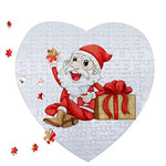 10 Heart-Shaped 75-Piece Blank Jigsaw Puzzles for Sublimation Crafts