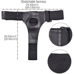 Vibrating Adjustable Hollow Strap-On Harness Extender Bigger Penis Dildo Sleeve Cock Cover Penis Extension Increase The Size And Strength Adult Sex Toy For Couples Man Women