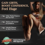 UltraRealistic Male Enhancement Girth Enhancer for Couples - Soft Touch Platinum Silicone
