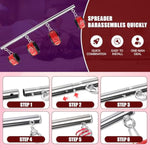Spreader Bar Sex Toys Bdsm Bondage Restraints With Leather Handcuffs Ankle Cuffs Furniture Restraints Kit Expandable Fetish Sm Games