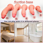 Realistic Dildo Thick Anal Plug With Suction Cup Base For Hands-Free Play Lifelike Butt Plug For Anus Dilation Anal Training Prosate Stimulation Adult Sex Toy For Experienced Users L 10.43''