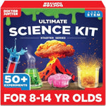 Ultimate Science Kit, Chemistry Set For Kids Ages 8-10-12-14 | Birthday Gift Ideas For Boys & Girls 8,9,10+ Years Old | Stem Toy With 50+ Experiments | Learning & Educational Projects