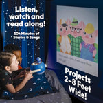 Kids Book Projector - 5 Read-Aloud Stories, 5 Songs, Night Light & Soothing Dream Music | Children Ages 3+ Storytime Projector For Kids & Toddlers | Educational Toys, Owl
