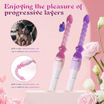 Electric Vestibular Vibration Pull Bead Anal Pull Bead Flirting Vibrator Sex Toy For Women For Couple