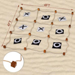 Giant Tic Tac Toe Outdoor Games, Bean Bag Toss For Kids And Adults, 4Ft X 4Ft, Large Backyard Family Game, No Assembly, Indoor Outdoor Play, Portable Giant Lawn Games, Instant Setup