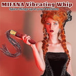 Sex Toy Vibrating Whip Bdsm Leather Restraint Bondage Sex Role Play Training Whip Sex Toy For Couple Flriting And Teaser Whip For Bdsm Role Play