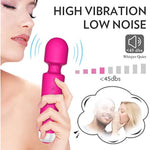 Rechargeable Massage Wand For Women, Upgrade Couple'S Massager, Personal Massager For Women, Effortless Fatigue Relief, Rose