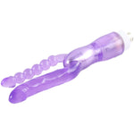 Purple Double Dildo Attachment For A2 F2 F3 3Xlr Interface Thrusting Sex Machine