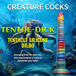 Long Tentacle Dildo-Large Butt Plug-Suction Cup-Monster Tentacle Anal Sex Toys-Fantasy Silicone Anal Dildo for Women Men Couples-Prostate Dildo&Gay Sex Toys-FB001 (M)