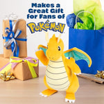 12" Dragonite Plush - Officially Licensed - Generation 1 Dratini & Dragonair Evolution - Authentic Soft Stuffed Animal Toy Figure - Christmas Stocking Stuffer Gift For Kids, Boys, Girls - 2+
