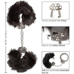 Ultra Fluffy Furry Cuffs - Black