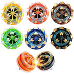 Fireworks Fingertip Gyro,Handheld Fireworks Gyroscope,Collision Sparks Light Up Spinning Top Toy,Creative Gyroscope Toy For Kids,Fidget Spinners For Adults, Cool Flashing Spinning Toys (6 Pcs)