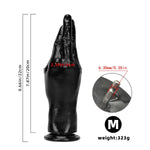 Realistic Hand Dildo With Electric Drill Adapter Black Forearm Dildo Anal Butt Plug Anal & Vaginal Masturbation Adult Sex Toy(M)