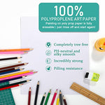 Bulk Watercolor Paper Pad for Artist, 60 Sheets, 5 x 7 Inch, Cold Press, White