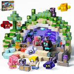 108Pcs Magnetic Blocks With Action Figures, Interactive Role-Playing Magnetic Building Toy Set, Toddlers Stem Learning Gift For Christmas