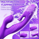 G Spot Tongue Vibrator,Rabbit Sex Toys for Licking Clitoris Stimulation with 10 Tongue Licking & Flapping Vibrating Mode, Rechargeable Waterproof Thrusting Dildo Adult Sex Toys for Women Couple Fun