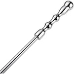Stainless Steel Dildo Massage Wand, Metal Anal Plug Masturbation Pleasure Stick Anus Stimulation, Anal Training & Stretching Sex Toy For Beginners & Experienced Users (M 9.25''X1,5''X1,5'')