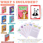 7 Pack Kids Card Games Gifts Bulk Classic Playing Card Game Set For Kids Includes Go Fish, Old Maid, Crazy Eights, Memory Match, Slap Jack, Playing Toy For Party Favors (Classic)