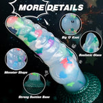 Knot Dildo Clear Fantasy Monster Dildo, 10 Inch Huge Dog Dildos Big Thick Horse Dragon Dildos With Strong Suction Cup, Realistic Soft Anal Toys For Men Gay, Adult Sex Toys For Women Men Couples