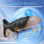 Vibrating Cock Ring Couples Adult Sex Toys For Men, 10 Vibrations Vibrating Penis Sleeve Cock Ring Vibrator Penis Extender Male Sex Toy For Penis G Spot Stimulation, Sex Game Adult Toys For Pleasure