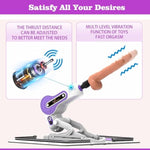 Speed Adjustable Automatic Thrusting Sex Machine For Women - Portable Dildo Sex Machine With Remote Control, Realistic Thrusting Dildo, And Multi-Angle Adjustable Thrusting Machine