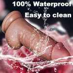 11.6" Realistic Silicone Huge Thick Dildo, Diameter 2.99'' Anal Plug Dildos With Suction Cup, Flexible Buttplug Prostate G-Spot Giant Penis Anal Play Sex Toys For Adult Women Men Couples (L)