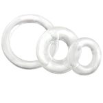 Ringo X3 Cock Ring - Penis Ring - Couple Sex Toys - Dick Rings For Mutual Pleasure - Cockring - Clear